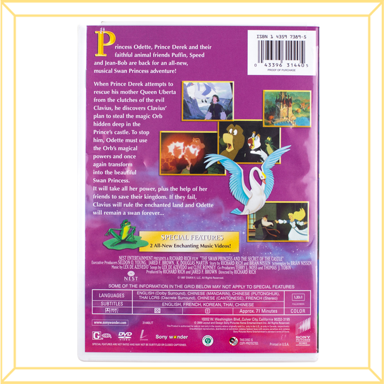 The Secret of the Castle DVD