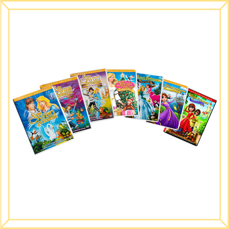 7 Pack Swan Princess DVDs