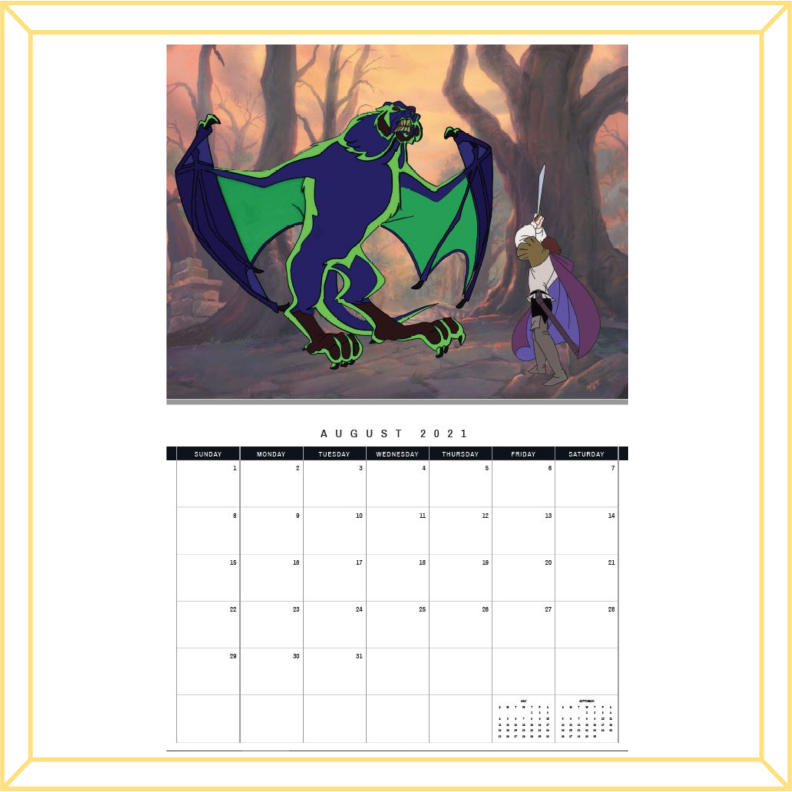 2021 Swan Princess Calendar