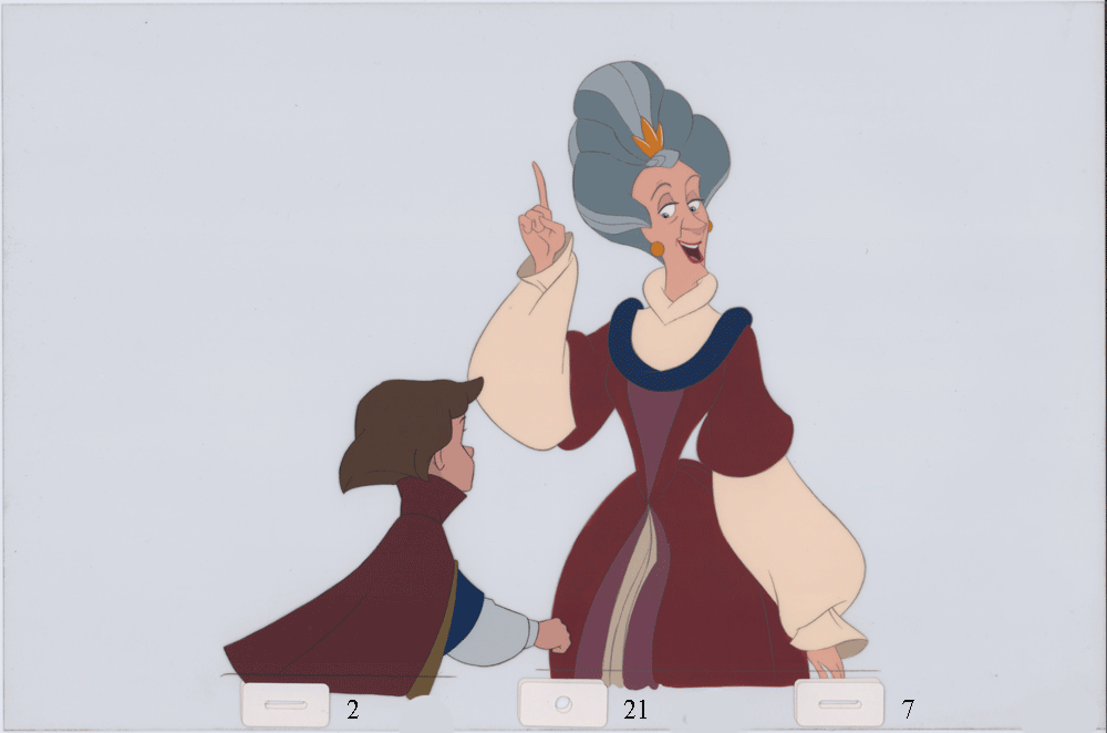 Swan Princess Celluloid Original Hand-Painted Animated Art Cel