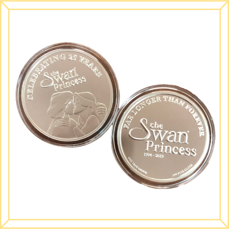Swan Princess Commemorative Silver Coin Set of 5