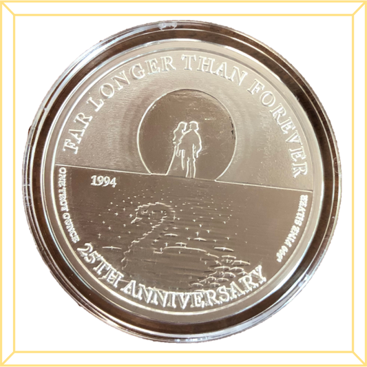 Swan Princess Commemorative Silver Coins - Moon Silhouette