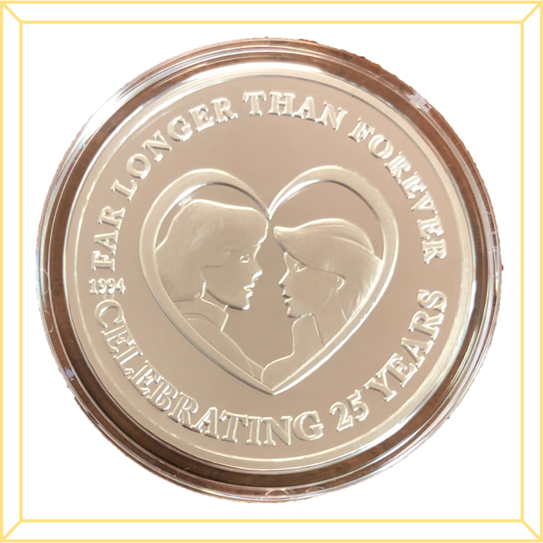 Swan Princess Commemorative Silver Coins - Heart Couple