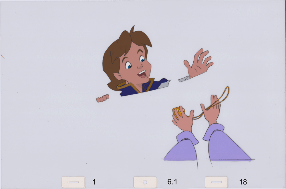 Swan Princess Celluloid Original Hand-Painted Animated Art Cel