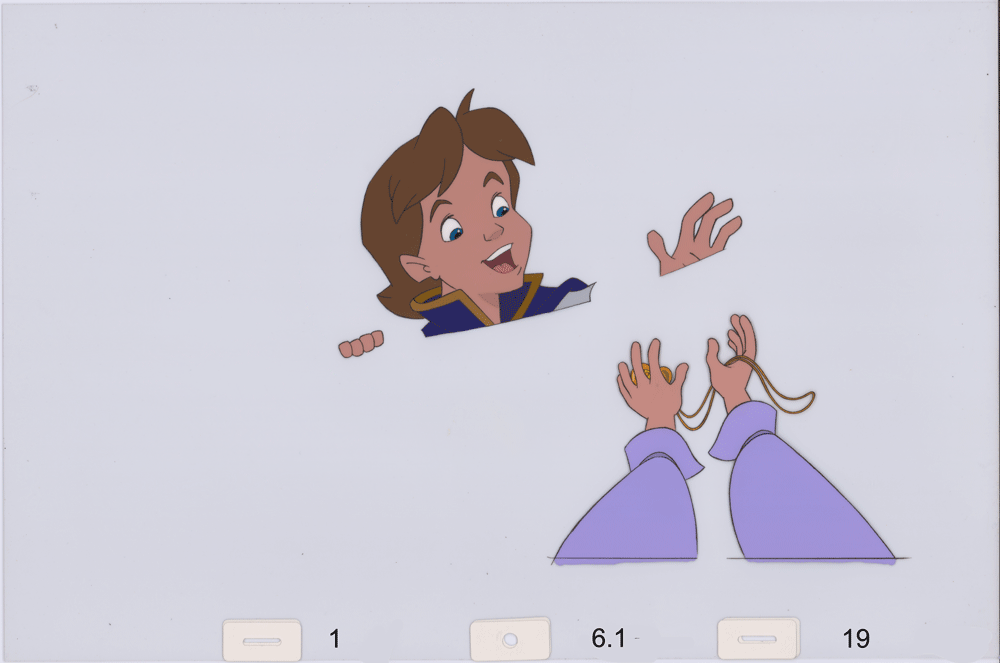 Swan Princess Celluloid Original Hand-Painted Animated Art Cel