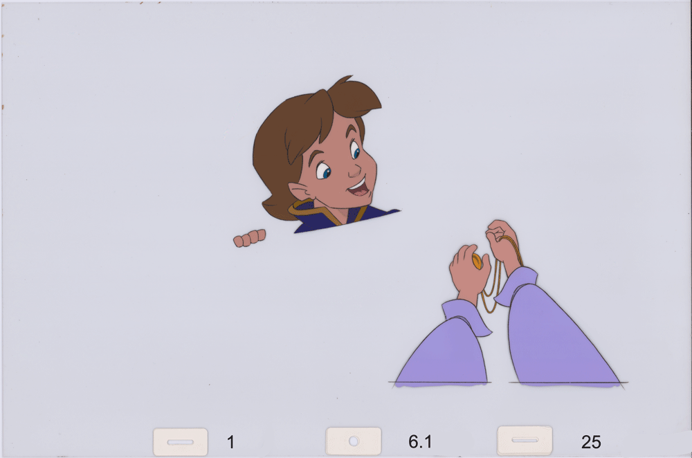 Swan Princess Celluloid Original Hand-Painted Animated Art Cel