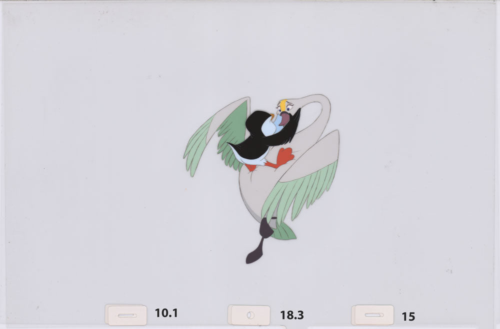Art Cel Swan and Puffin (Sequence 10.1-18.3)