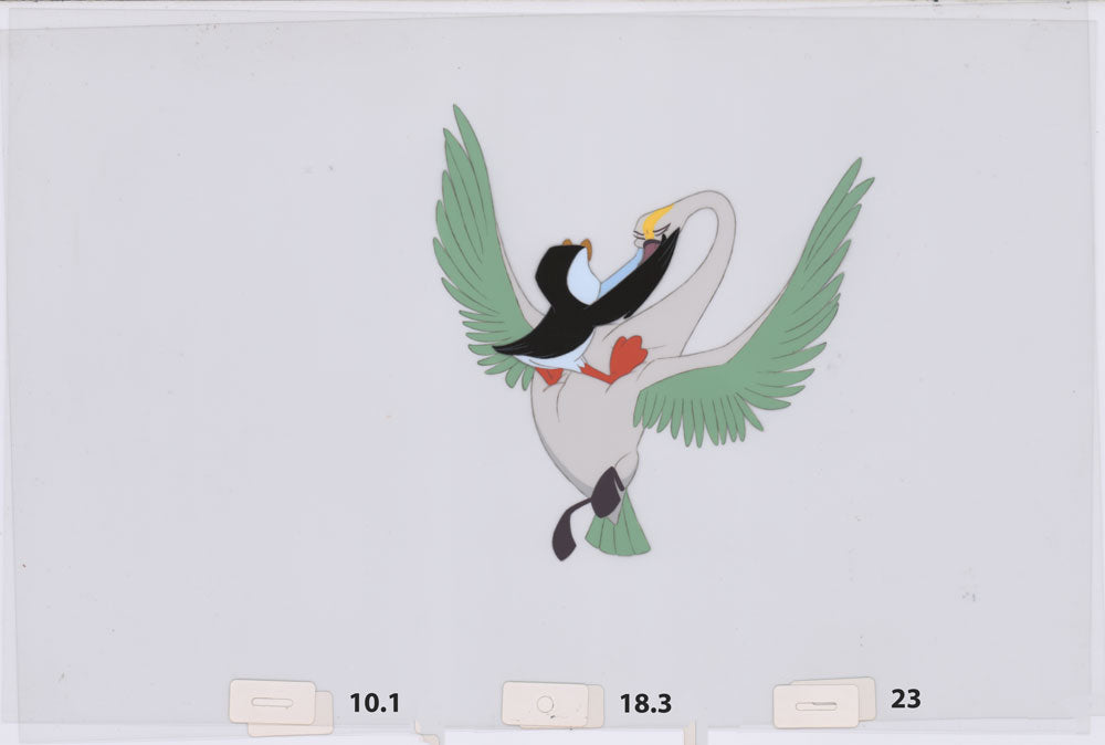 Art Cel Swan and Puffin (Sequence 10.1-18.3)