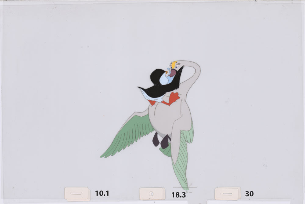Art Cel Swan and Puffin (Sequence 10.1-18.3)