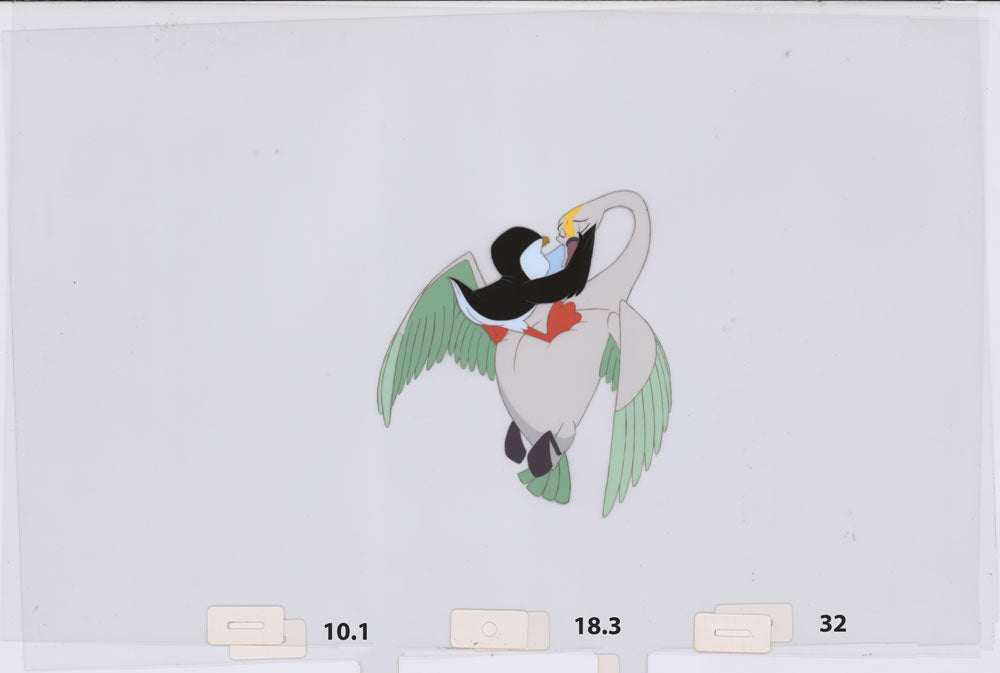 Art Cel Swan and Puffin (Sequence 10.1-18.3)