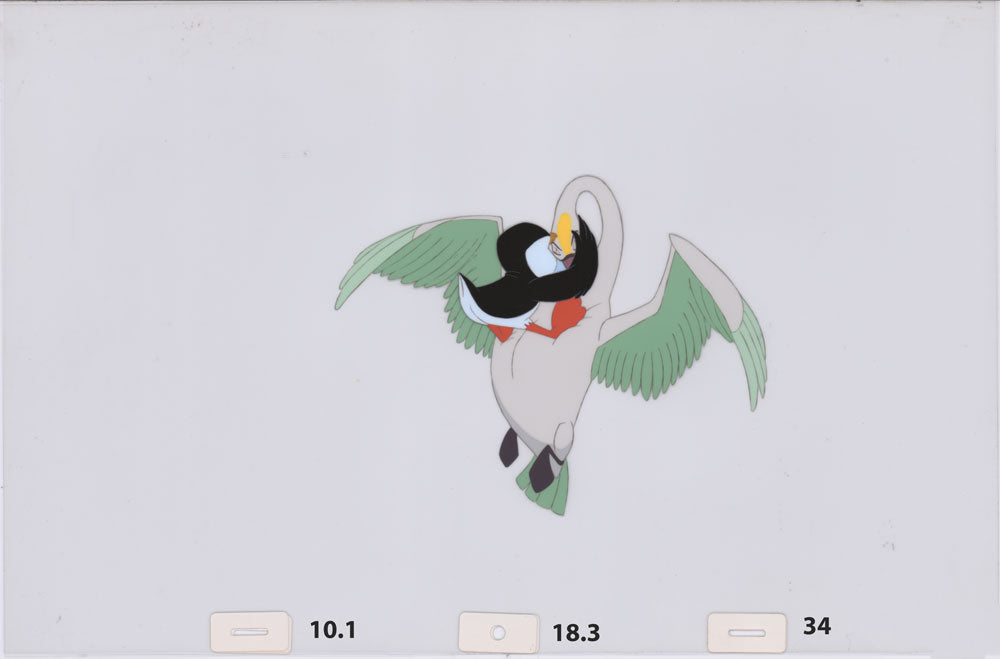 Art Cel Swan and Puffin (Sequence 10.1-18.3)