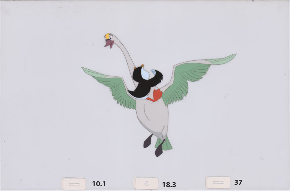Art Cel Swan and Puffin (Sequence 10.1-18.3)