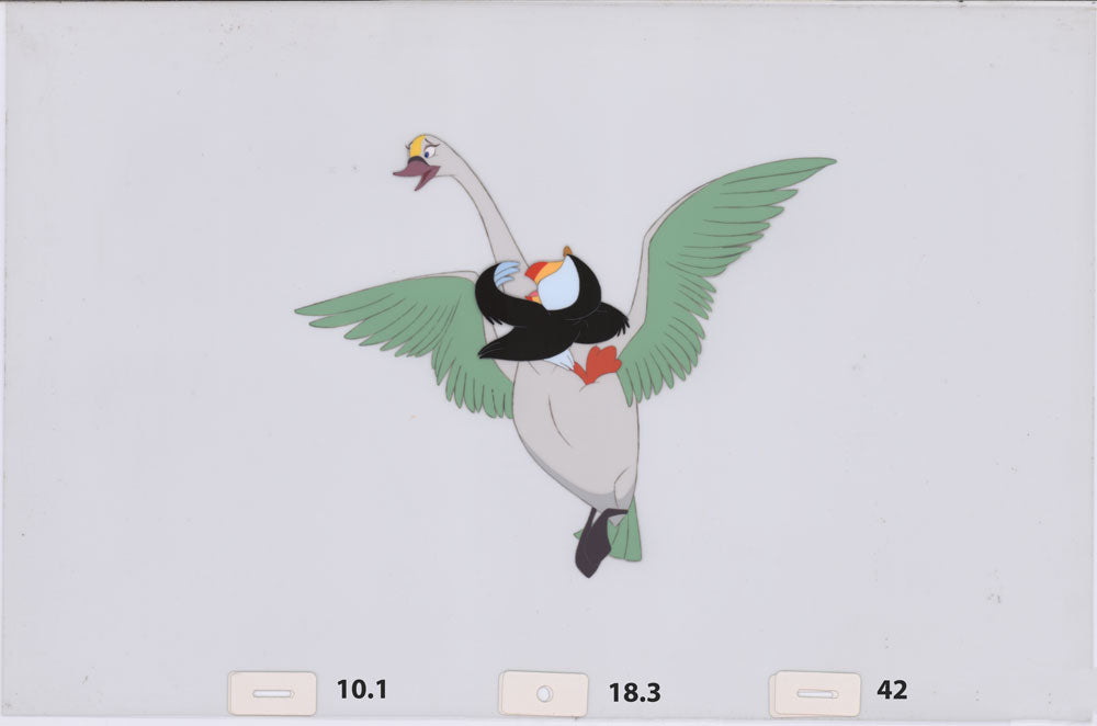 Art Cel Swan and Puffin (Sequence 10.1-18.3)