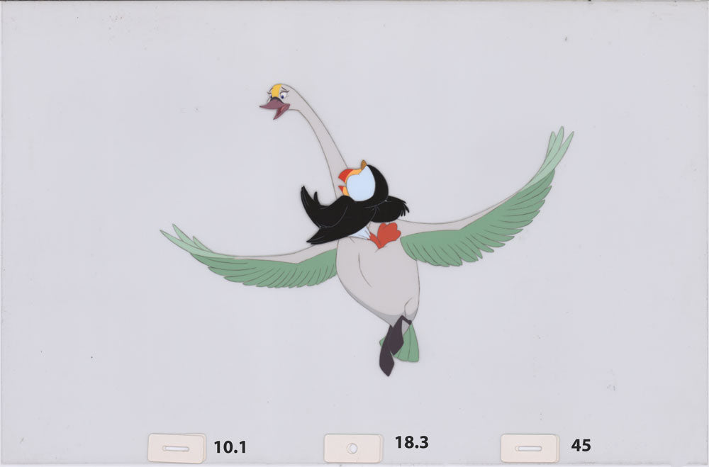 Art Cel Swan and Puffin (Sequence 10.1-18.3)