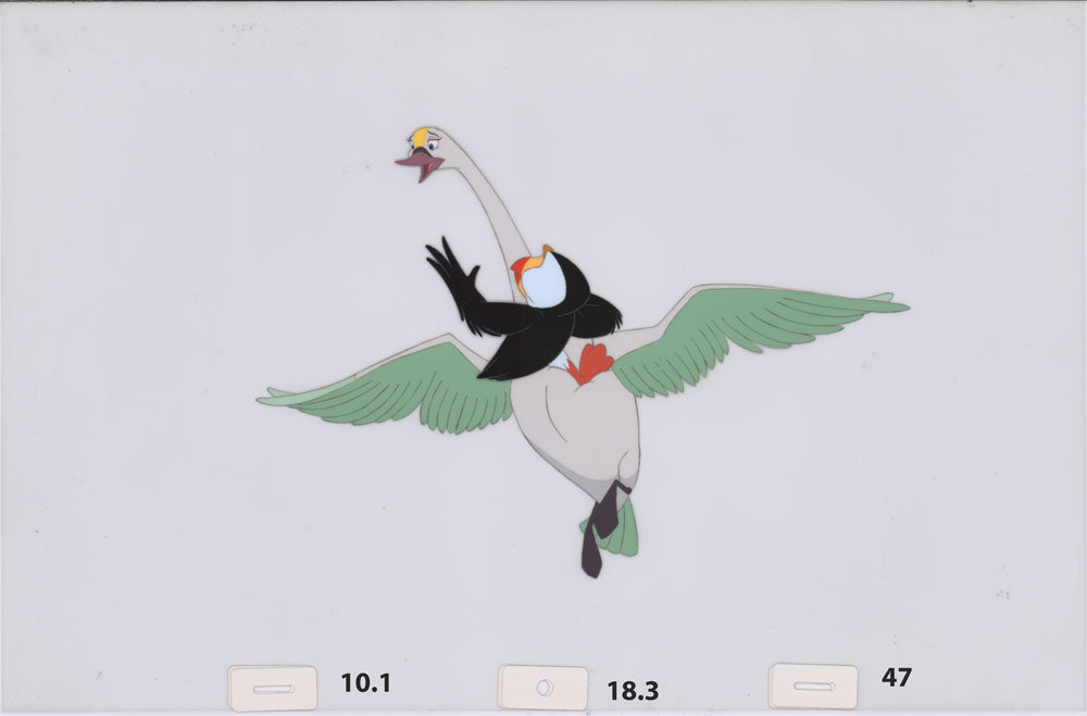 Art Cel Swan and Puffin (Sequence 10.1-18.3)