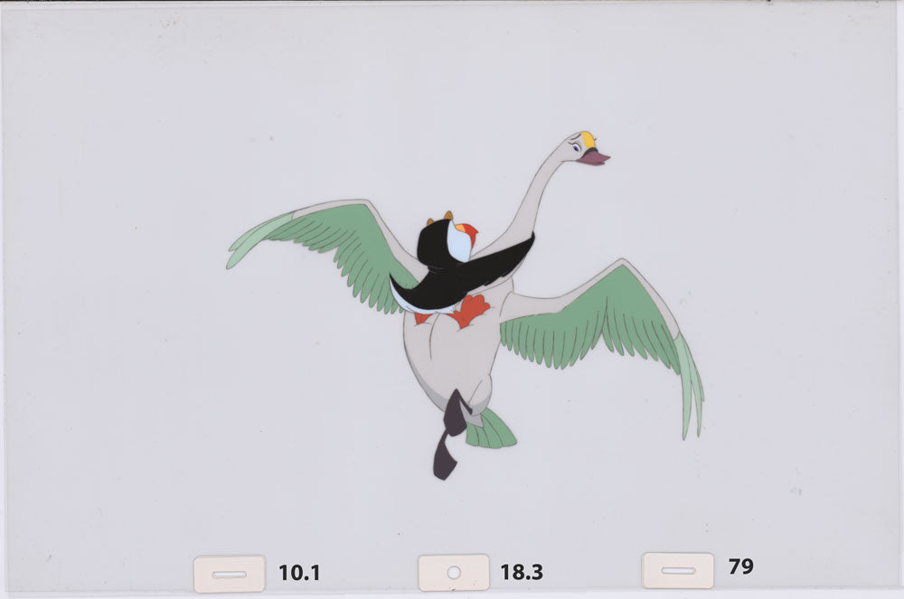 Art Cel Swan and Puffin (Sequence 10.1-18.3)