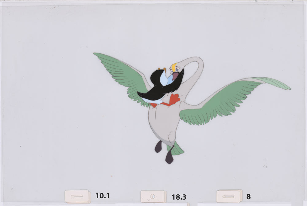Art Cel Swan and Puffin (Sequence 10.1-18.3)