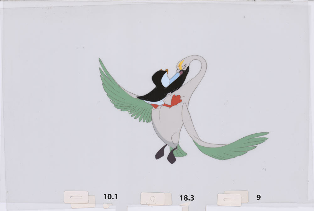 Art Cel Swan and Puffin (Sequence 10.1-18.3)