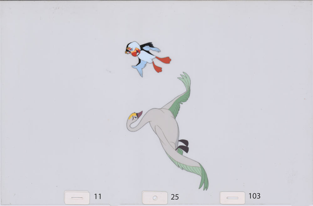 Art Cel Swan and Puffin (Sequence 11-25)