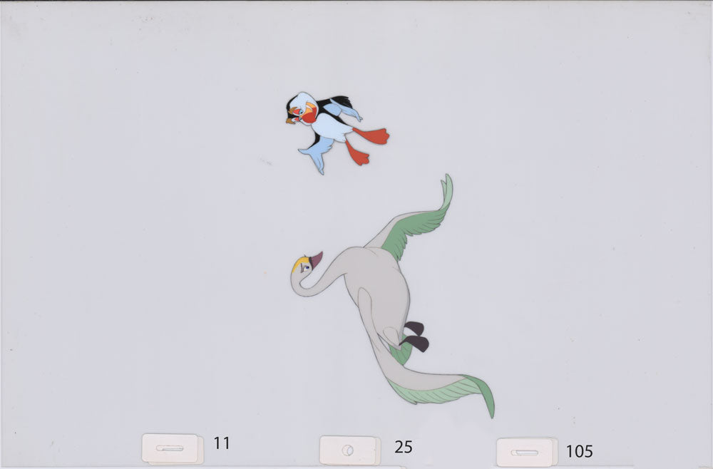 Art Cel Swan and Puffin (Sequence 11-25)