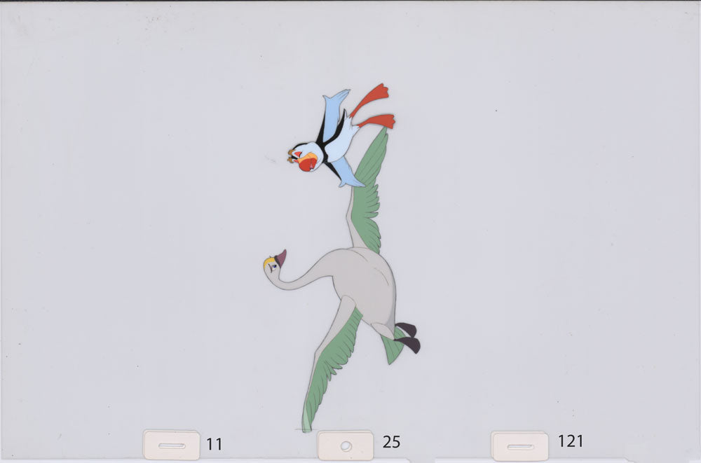 Art Cel Swan and Puffin (Sequence 11-25)