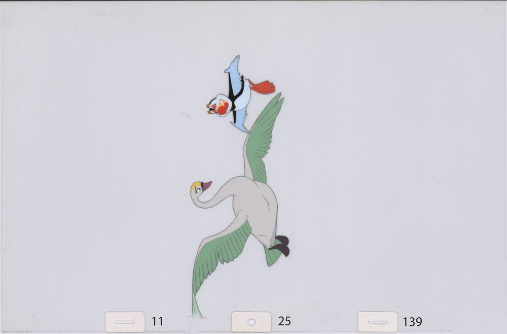 Art Cel Swan and Puffin (Sequence 11-25)