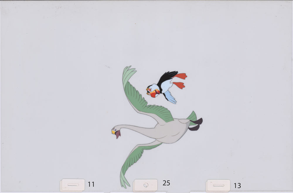 Art Cel Swan and Puffin (Sequence 11-25)