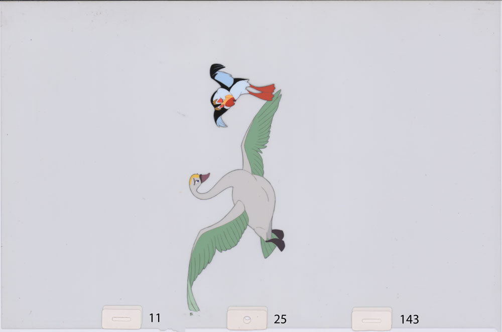 Art Cel Swan and Puffin (Sequence 11-25)