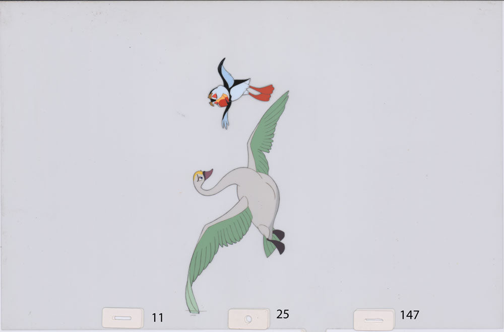 Art Cel Swan and Puffin (Sequence 11-25)