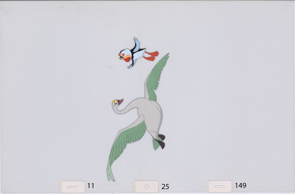 Art Cel Swan and Puffin (Sequence 11-25)