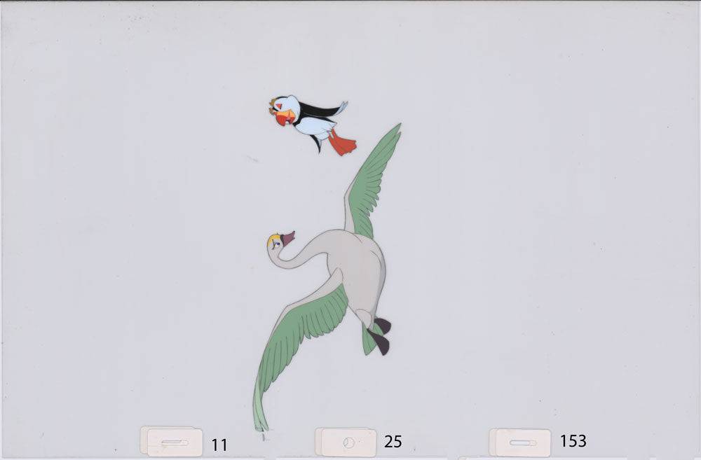 Art Cel Swan and Puffin (Sequence 11-25)