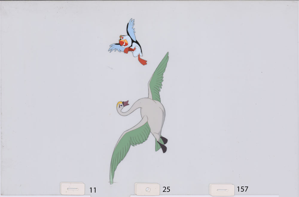 Art Cel Swan and Puffin (Sequence 11-25)