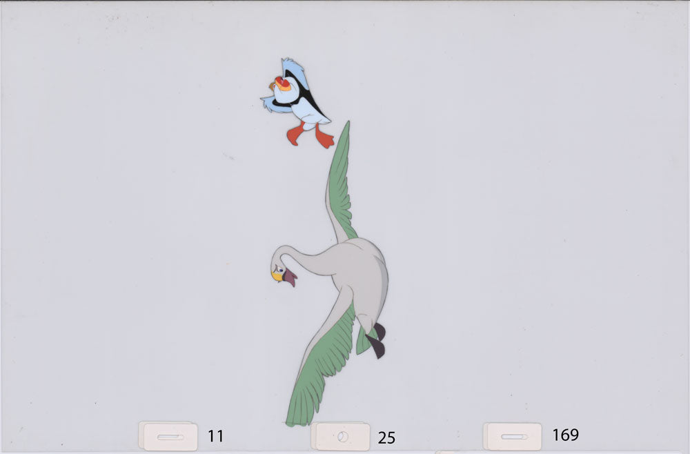 Art Cel Swan and Puffin (Sequence 11-25)