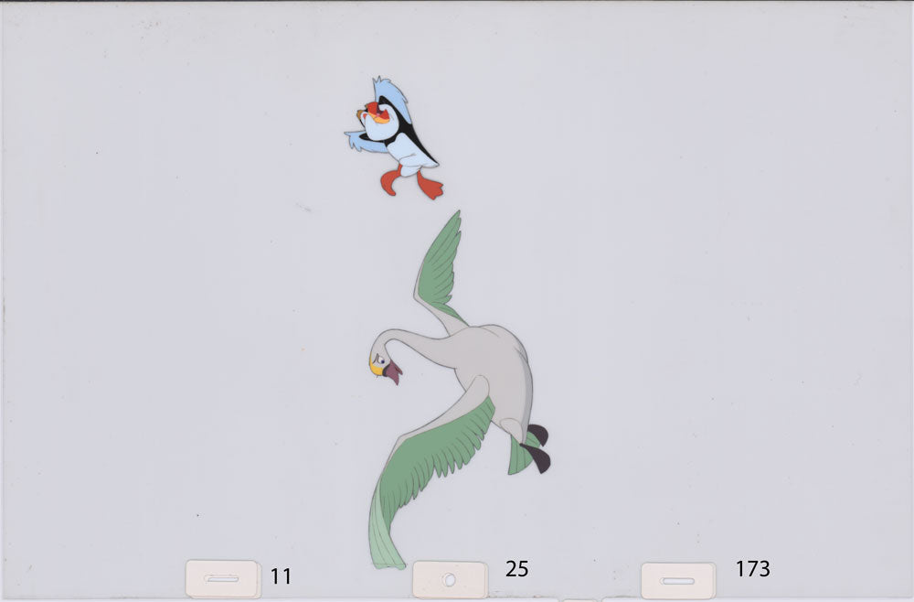 Art Cel Swan and Puffin (Sequence 11-25)