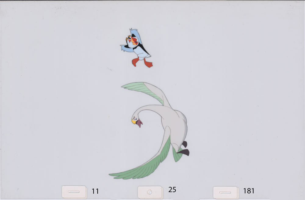 Art Cel Swan and Puffin (Sequence 11-25)