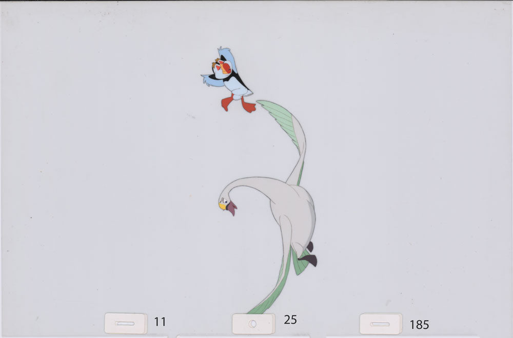 Art Cel Swan and Puffin (Sequence 11-25)