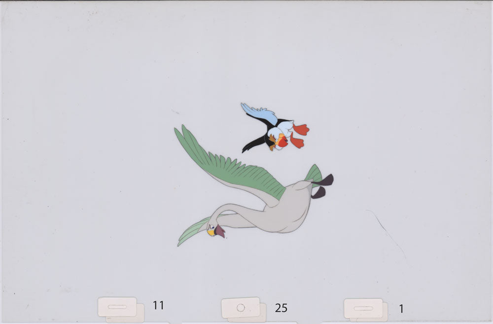 Art Cel Swan and Puffin (Sequence 11-25)