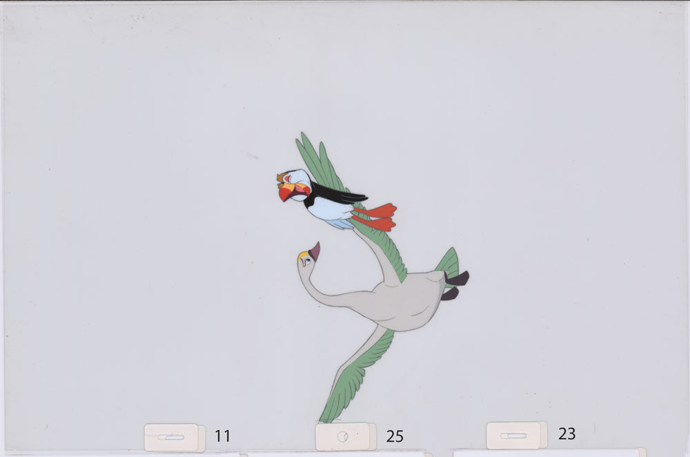 Art Cel Swan and Puffin (Sequence 11-25)