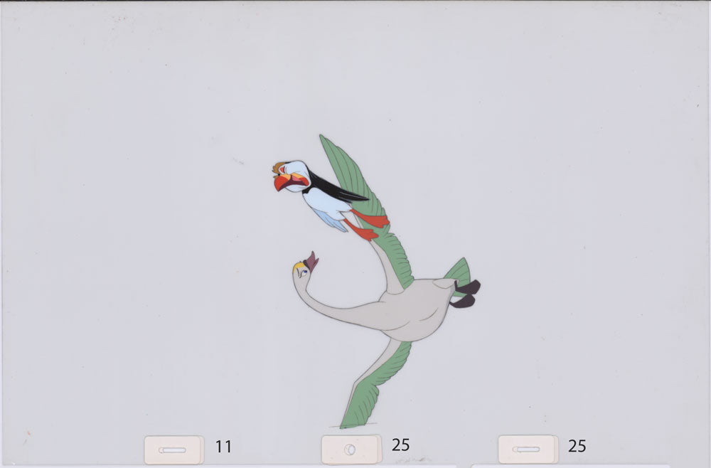 Art Cel Swan and Puffin (Sequence 11-25)