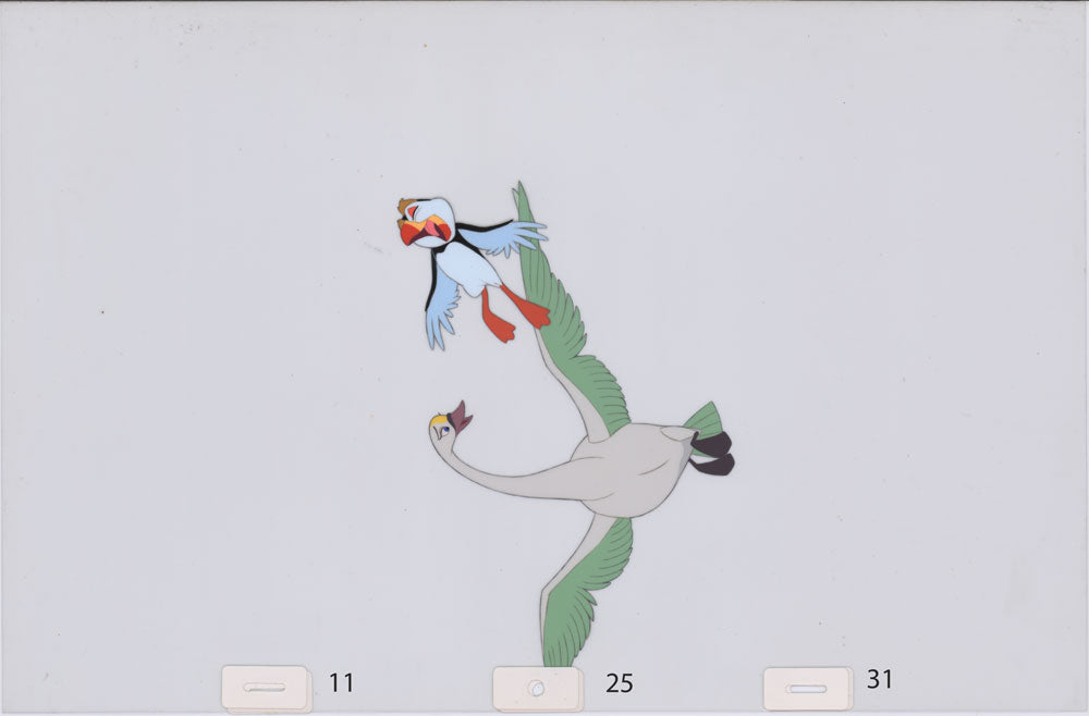 Art Cel Swan and Puffin (Sequence 11-25)