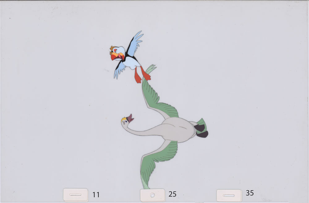 Art Cel Swan and Puffin (Sequence 11-25)