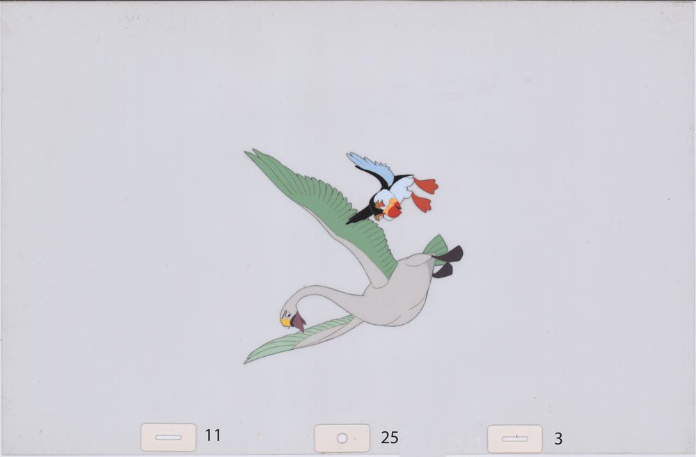 Art Cel Swan and Puffin (Sequence 11-25)