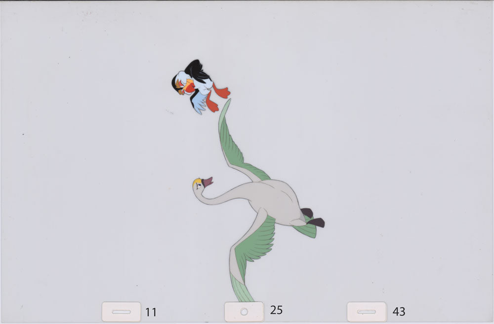 Art Cel Swan and Puffin (Sequence 11-25)