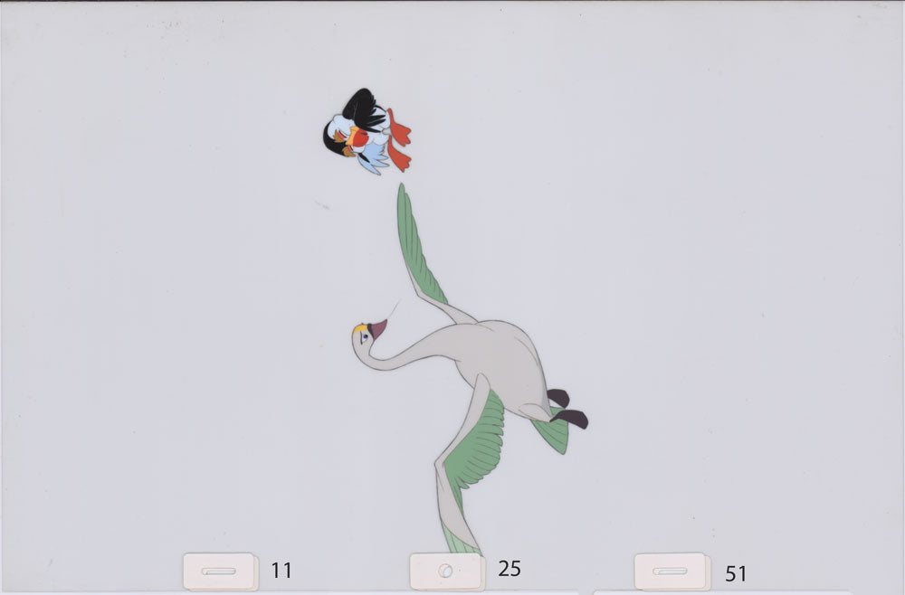 Art Cel Swan and Puffin (Sequence 11-25)