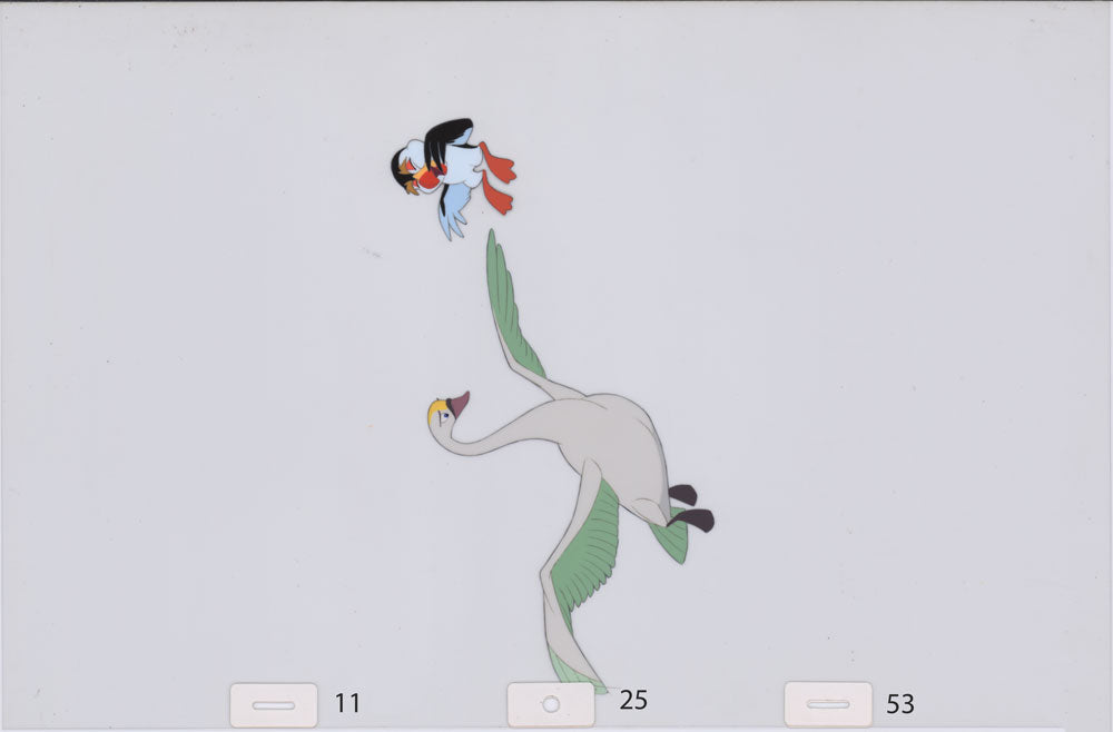 Art Cel Swan and Puffin (Sequence 11-25)