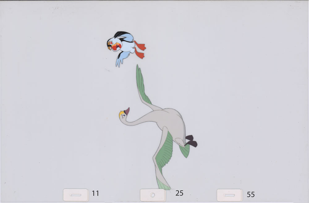 Art Cel Swan and Puffin (Sequence 11-25)