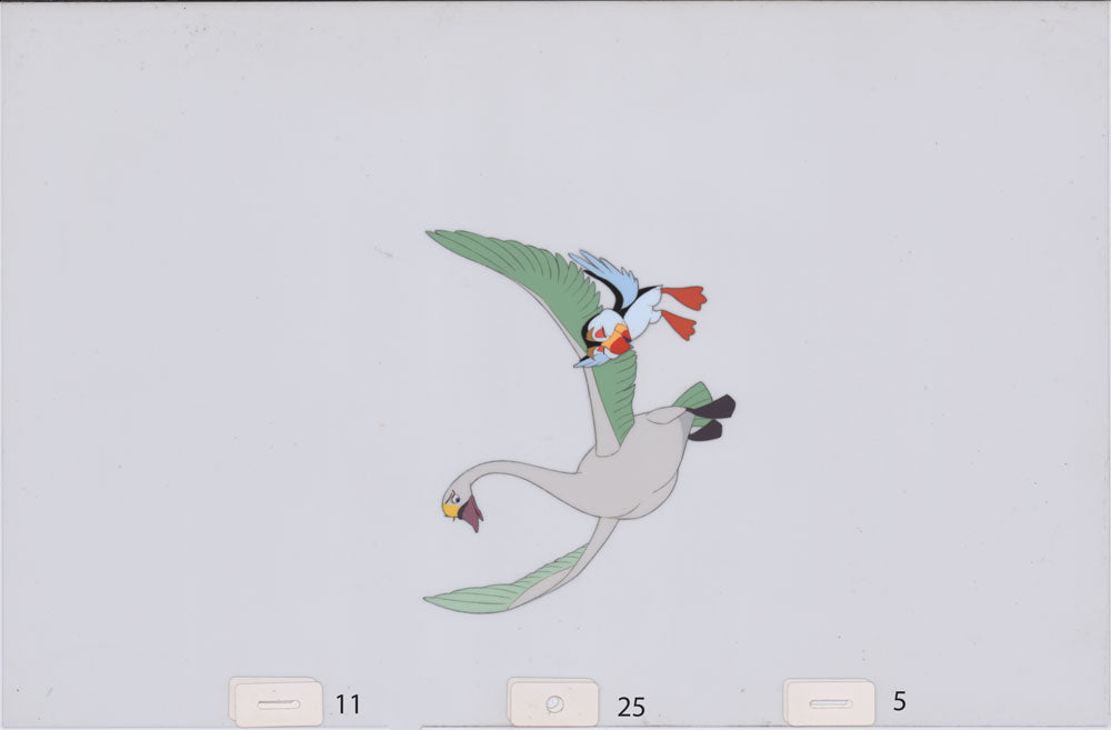 Art Cel Swan and Puffin (Sequence 11-25)