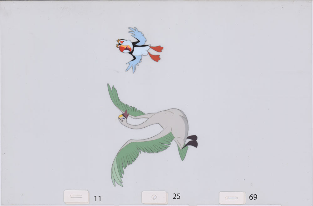 Art Cel Swan and Puffin (Sequence 11-25)