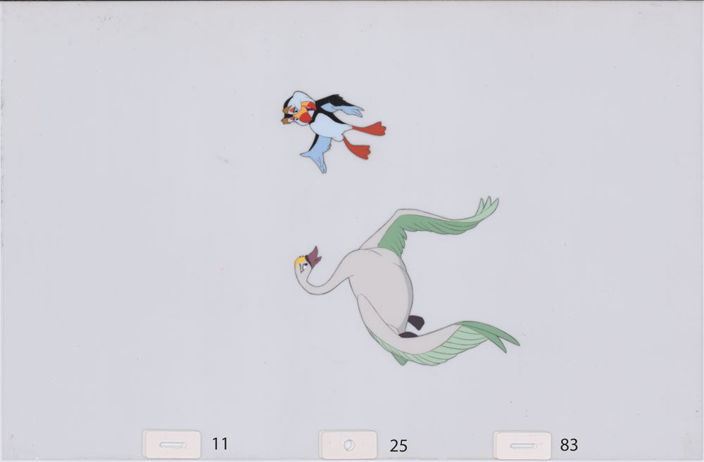 Art Cel Swan and Puffin (Sequence 11-25)