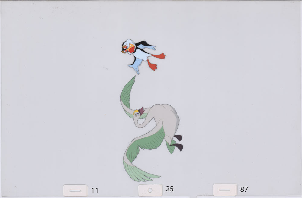 Art Cel Swan and Puffin (Sequence 11-25)